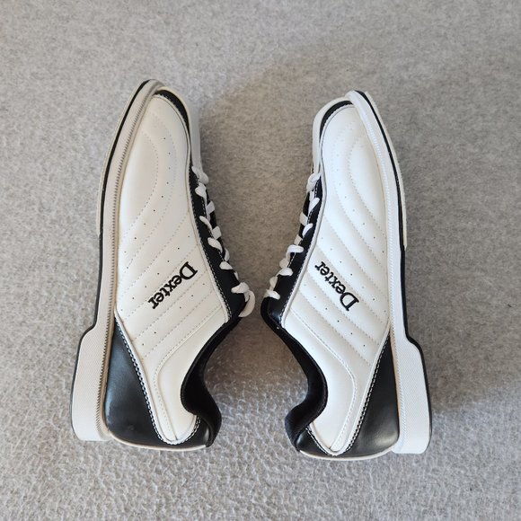 Dexter Shoes Euc Dexter Groove Sliderite Bowling Shoe Laceup Black White Poshmark